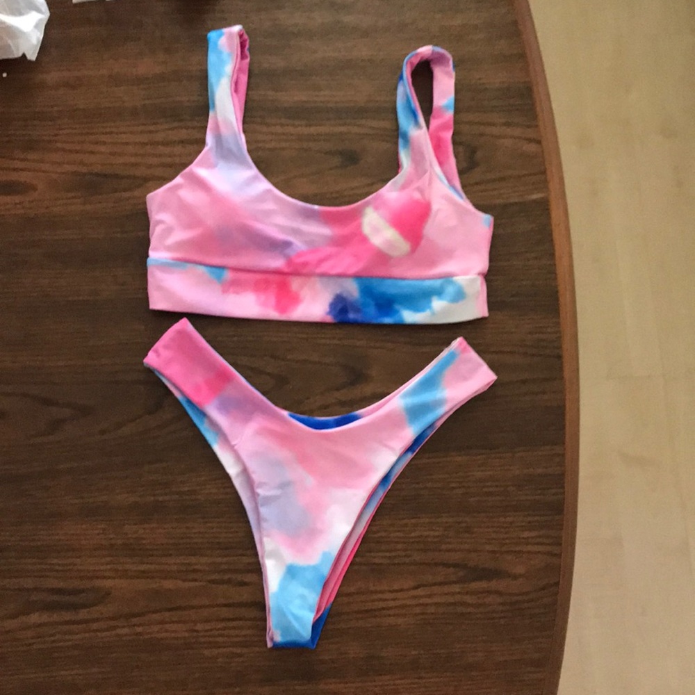 Zaful Tie Dye Bikini Size S